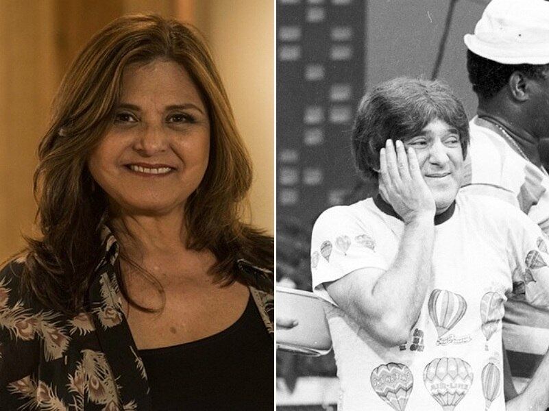 Filha de Zacarias?
Mito. Durante anos, a atriz Elisângela foi tida como filha do trapalhão Zacarias. Olhando a foto acima, até dá para perceber que ela e o comediante têm algumas semelhanças. A história de que eles eram parentes durou anos e anos. Mas Elisângela deu uma entrevista para o jornal O Estado de S. Paulo e nela falou sobre o boato.

— Que loucura, menina! Esse povo é maluco, né? Povo doido, que inventa umas coisas! Meu pai deve se revirar no túmulo!

Verdades e mitos sobre os famosos. Faça o quiz e teste os seus conhecimentos!
