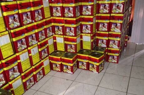 Latas simulavam produtos de marca conhecida