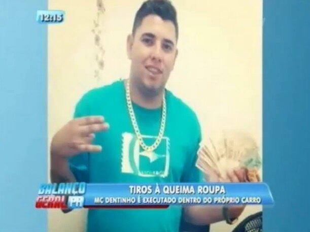 O funkeiro Eduardo Henrique da Costa Silva, de 28 anos, conhecido como MC Dentinho, foi morto a tiros, na zona norte de Londrina (PR). A vítima foi morta dentro do seu carro, em plena luz do dia