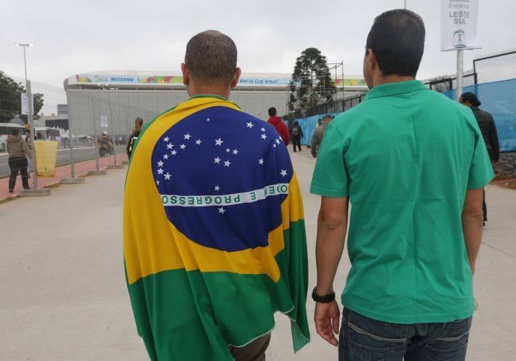 Primeiros torcedores começam a chegar na Arena Corinthians, popular Itaquerão, palco da abertura e do jogo entre Brasil e Croácia