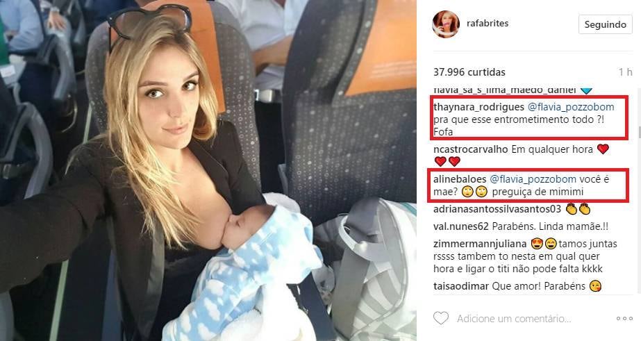 A seguidora que criticou foi alfinetada por demais internautas.

— Pra que esse entrometimento todo?! Fofa

— Você é mãe? Preguiça de mimimi