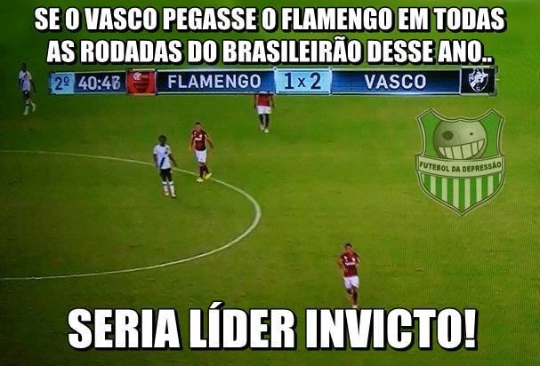 O outro clássico da rodada envolveu Flamengo e Vasco. Depois de ser eliminado pelo rival na Copa do Brasil, o Mengão voltou a sofrer nas mãos vascaínas