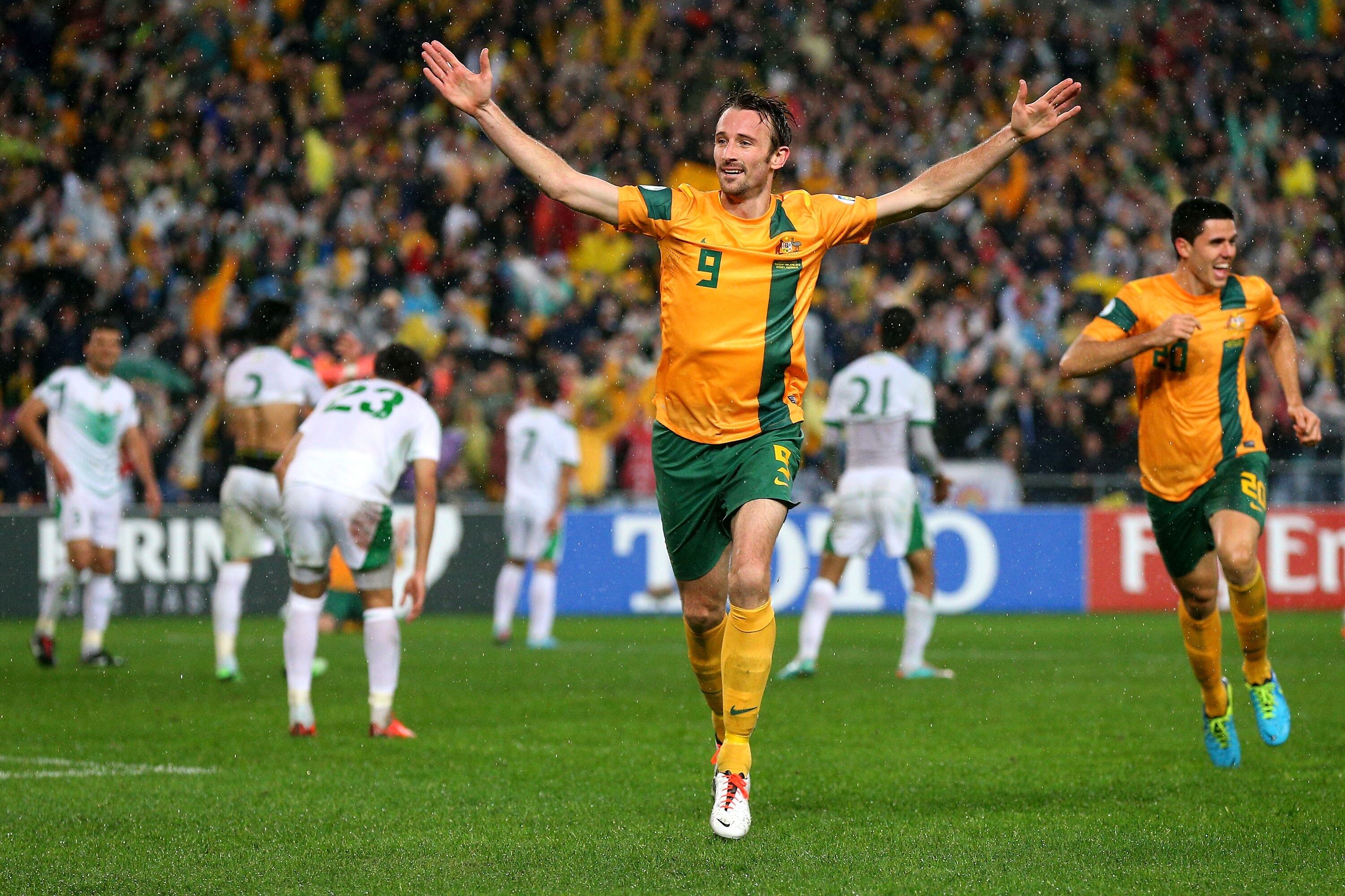 Joshua Kennedy marcou o gol que garantiu Austrália na Copa