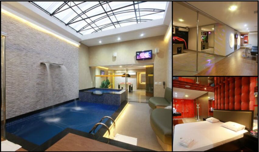 O “quarto” de motel mais caro encontrado na cidade foi o
Suíte Caribe Premium, do Motel Caribe. Garagem para sete carros, mesa de
sinuca, spa, piscina, sauna e diversos ambientes levam o preço do local a R$
1.200 para até dois casais. Com capacidade para 50 pessoas ao preço de R$ 80
cada, o valor total pode chegar a R$ 4.880. Confira aqui a lista completa dos motéis mais luxuosos de São Paulo