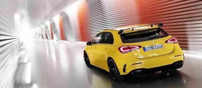 Versão com aerofólio é a Launch Edition que mantém motorização e equipamentos da A35 AMG