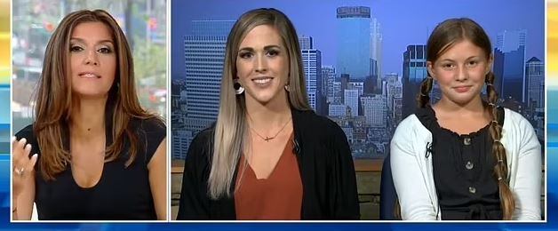 Hayley e sua mãe, Kelsey Yasgar, falaram sobre a situação no programa Fox & Friends