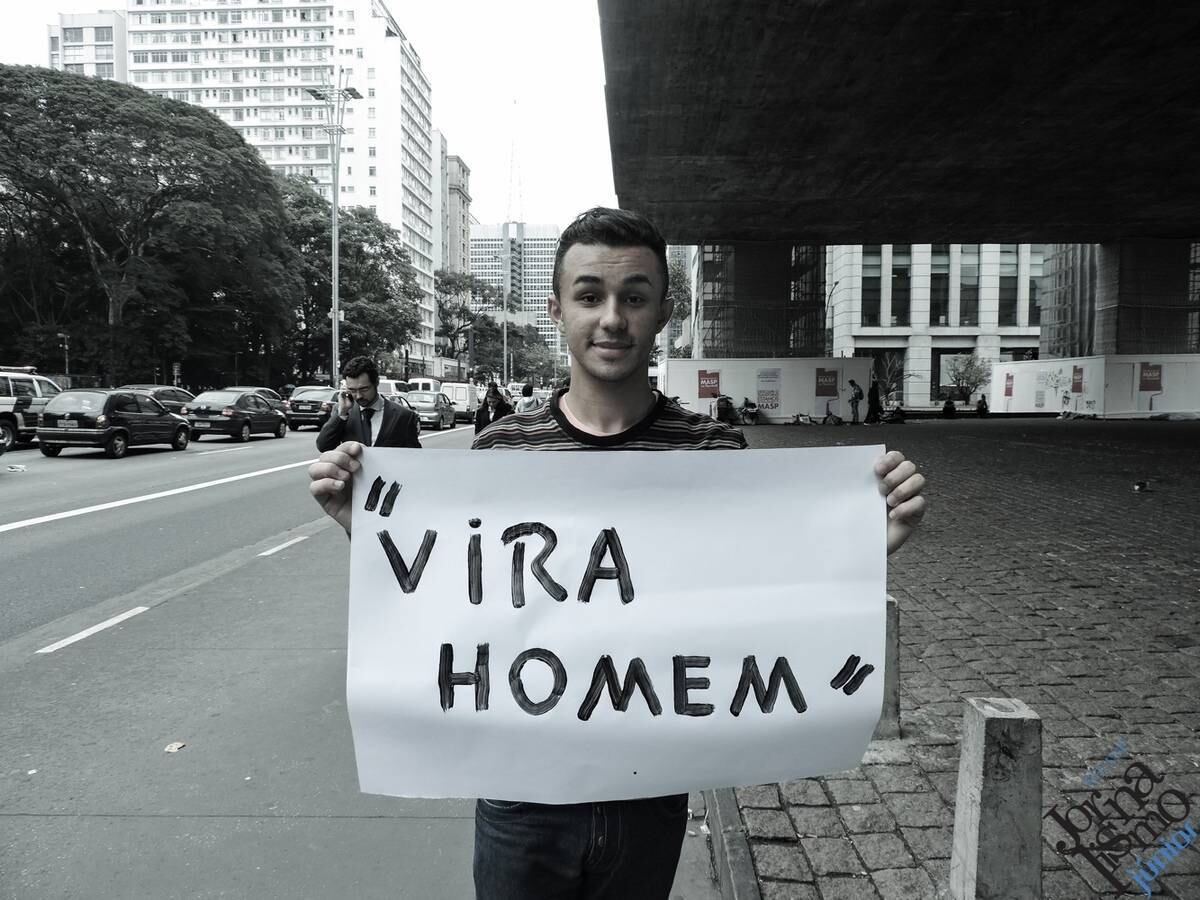 "Vira homem"