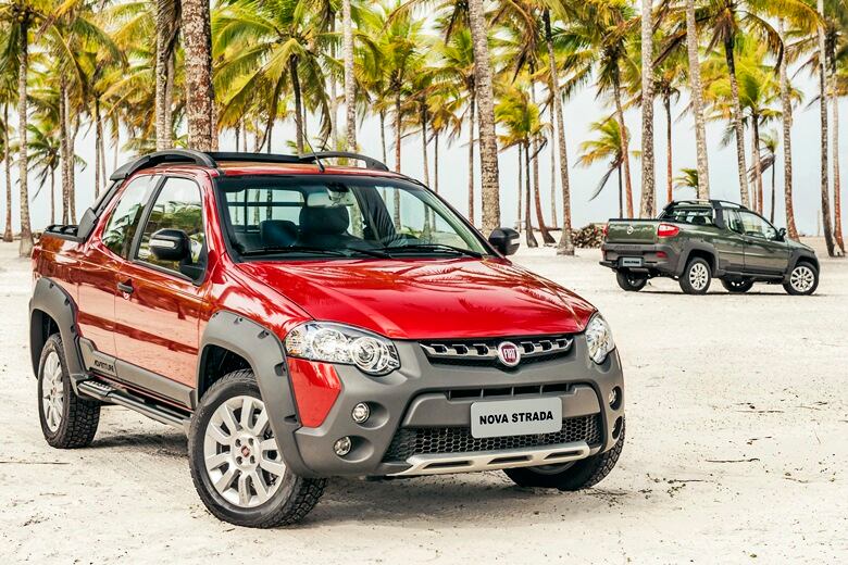 8º) Fiat Strada — 121.304 unidades
A Strada é líder de vendas no Brasil há anos e, por isso, é a mais procurada e financiada entre as picapes pequenas, ocupando a oitava colocação no ranking
Saiba tudo sobre carros! Acesse www.r7.com/carros