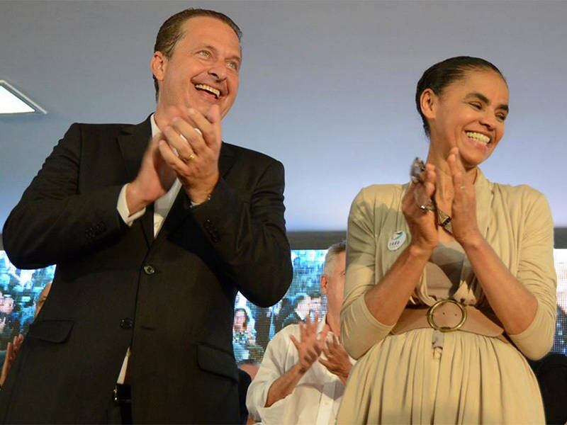 Nestas emana, Campos lançou sua chapa com Marina como vice