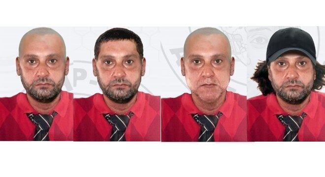 Possíveis disfarces de Paulo Cupertino, suspeito de matar ator Rafael Miguel