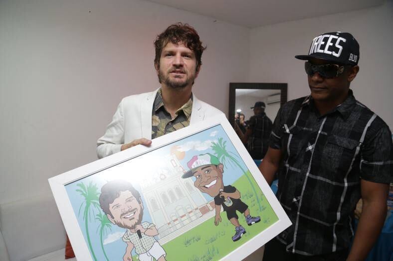 Saulo mostrou o quadro todo orgulhoso