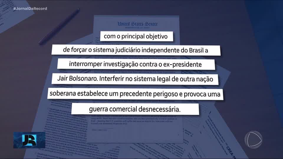 EUA: senadores enviam carta a Trump alertando para possíveis impactos de tarifaço contra o Brasil