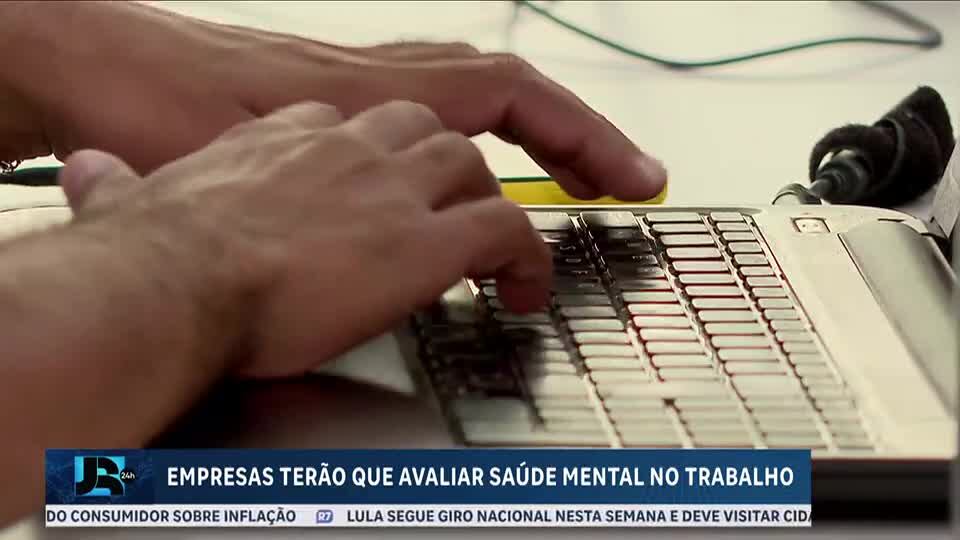 Empresas passam a avaliar saúde mental no trabalho a partir desta segunda (26)