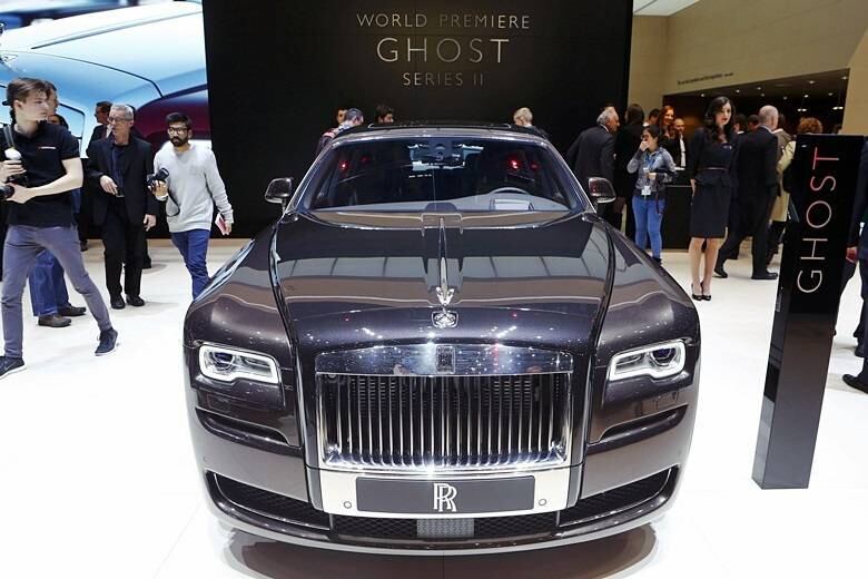 Rolls-Royce Ghost série II é retratado durante o dia de imprensa no Palexpo Arena

Saiba tudo sobre carros! Acesse R7.com/carros