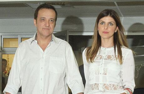 Cachoeira deixa o hospital ao lado de Andressa Mendonça, em Goiânia