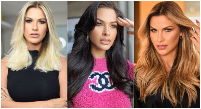 Andressa Suita surpreendeu os fãs ao aparecer loira novamente. A transformação aconteceu no início deste mês: "Acho que eu voltei para a minha melhor versão", escreveu a modelo ao exibir o novo visual. Além dos fios loiros, ela já recebeu meio milhão de reais para ficar morena e teve o cabelo platinado; relembre as versões de Andressa Suita