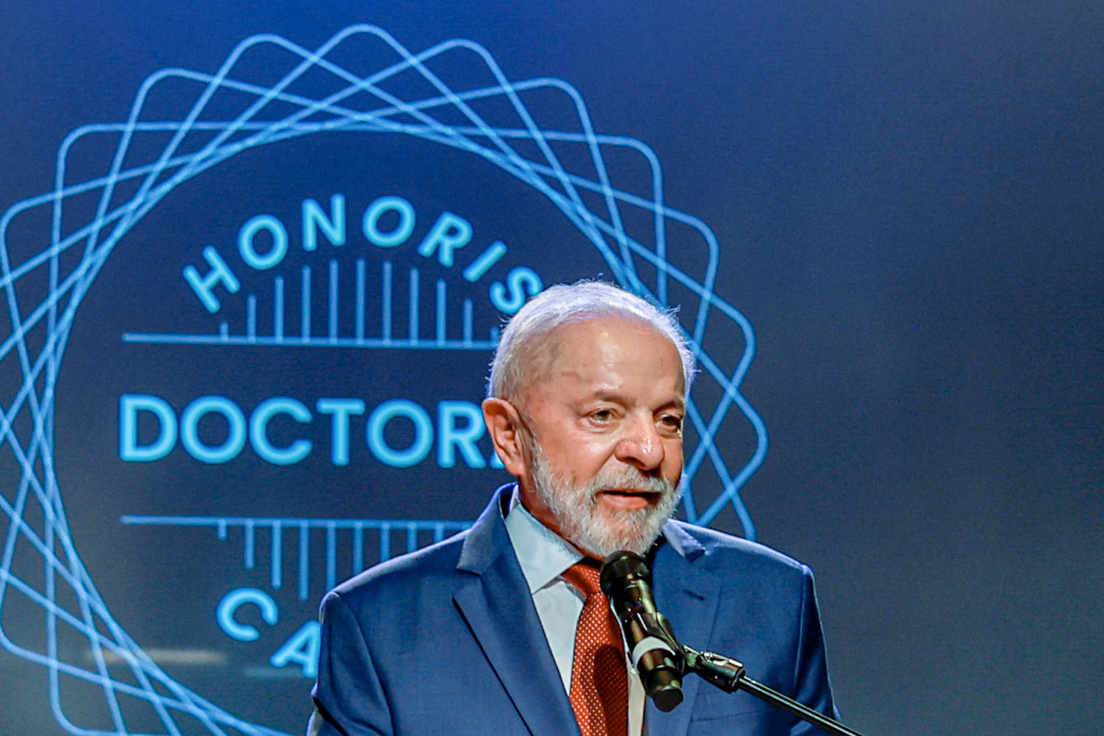 Paris, 05/06/2025 - Presidente da República, Luiz Inácio Lula da Silva, durante a cerimônia de outorga do título de Doutor Honoris Causa ao Presidente da República, na Universidade Paris 8. Foto: Ricardo Stuckert/PR