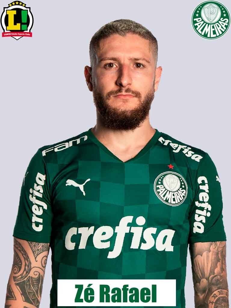 Zé Rafael: 7,0 - Já no segundo tempo, foi o autor de um belíssimo gol de falta que abriu o placar para o Palmeiras. Além disso, também fez uma boa partida defensiva ao executar desarmes providenciais.