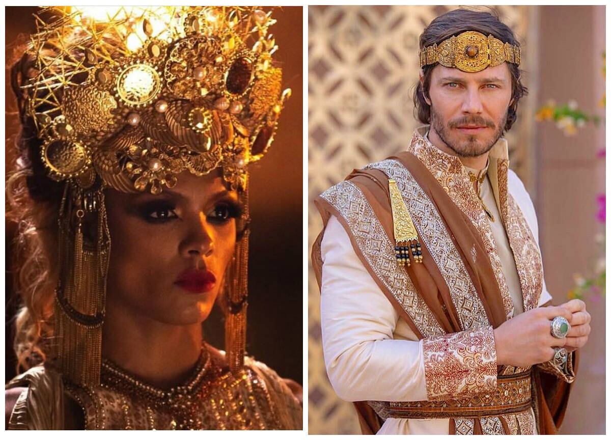 Jezabel foi uma princesa fenícia que cultuava vários deuses. Uma sacerdotisa dominadora, de personalidade forte, que manipula o marido, Acabe (André Bankoff), o Rei de Israel  