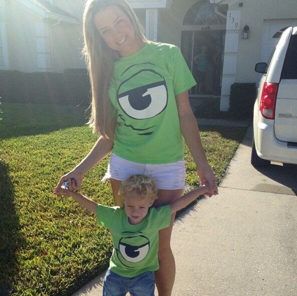 11. E olhe que fofo quando a mamãe Carol se veste igual ao filhote