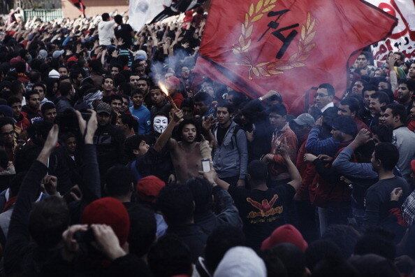 Torcedores do Al Masry protestaram contra o tribunal egipcio após sentença de morte à 10 torcedores