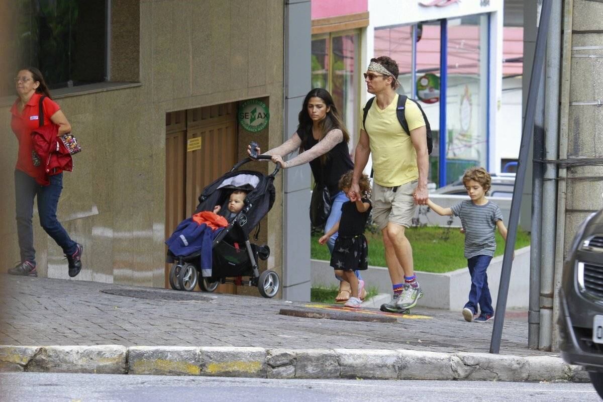 Matthew Mcconaughey passou esta terça-feira (24) com a família em Belo Horizonte