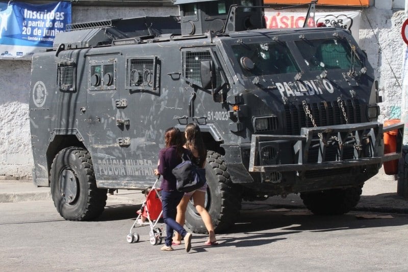 Operação na favela do Vidigal conta com o apoio do Bope