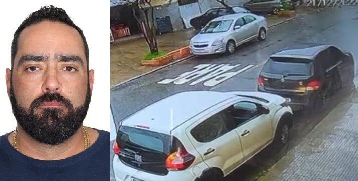 Vítima chegou ao local em um carro preto