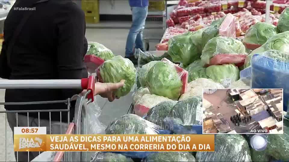 Saiba como ter uma alimentação saudável na correria diária
