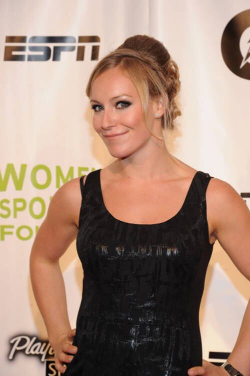 Jamie Anderson, mostrando que sabe ser chique