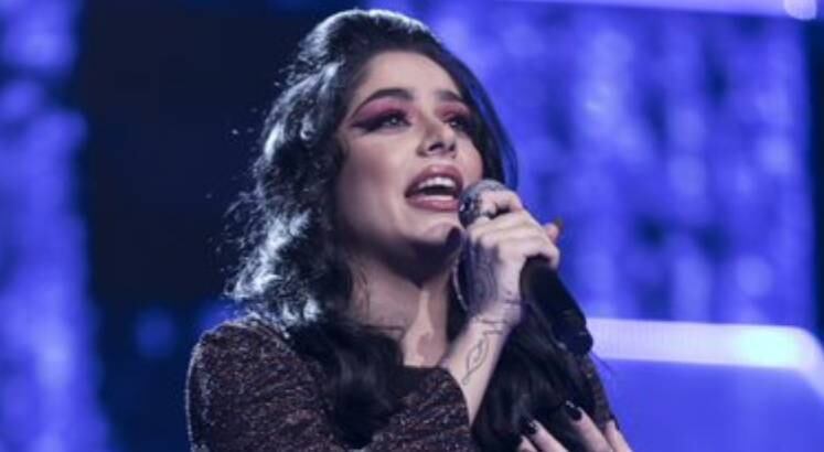 Indira Castilho deu um show de rock ao som de Gimme Shelter, da banda Rolling Stones. A participante conseguiu levantar 96 jurados!