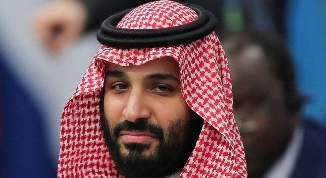 O príncipe herdeiro da Arábia Saudita, Mohammed bin Salman