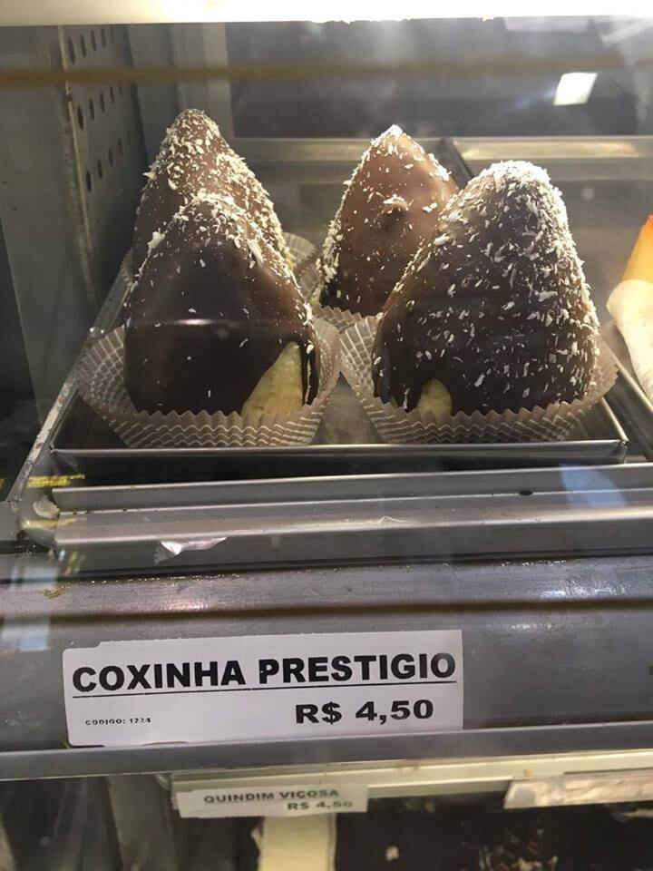 Mas, se o seu fraco for por doce, a coxinha de prestígio está aí para isso