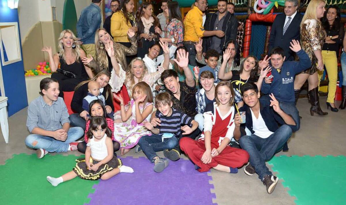 A festa contou com a participação de crianças com câncer do Graacc