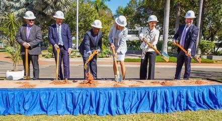 Pedra fundamental foi erguida nesta semana
