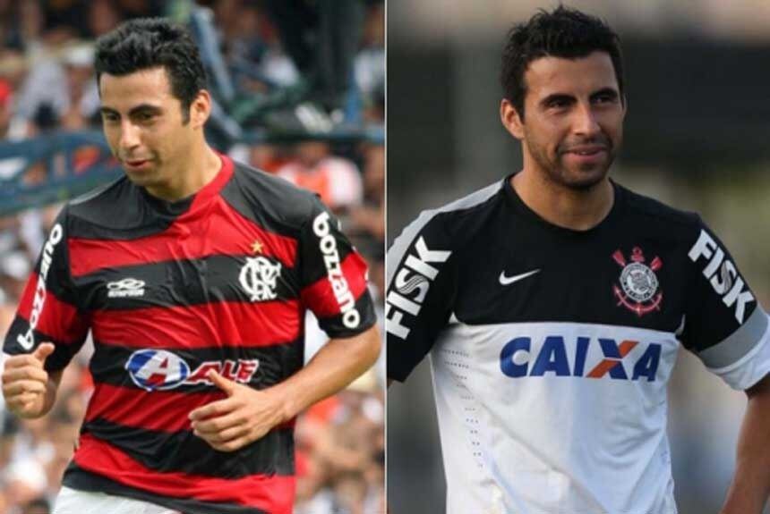 O volante Maldonado faturou o Brasileiro de 2009 com a camisa do Flamengo. No Corinthians, não teve muito brilho no período (Lance!)