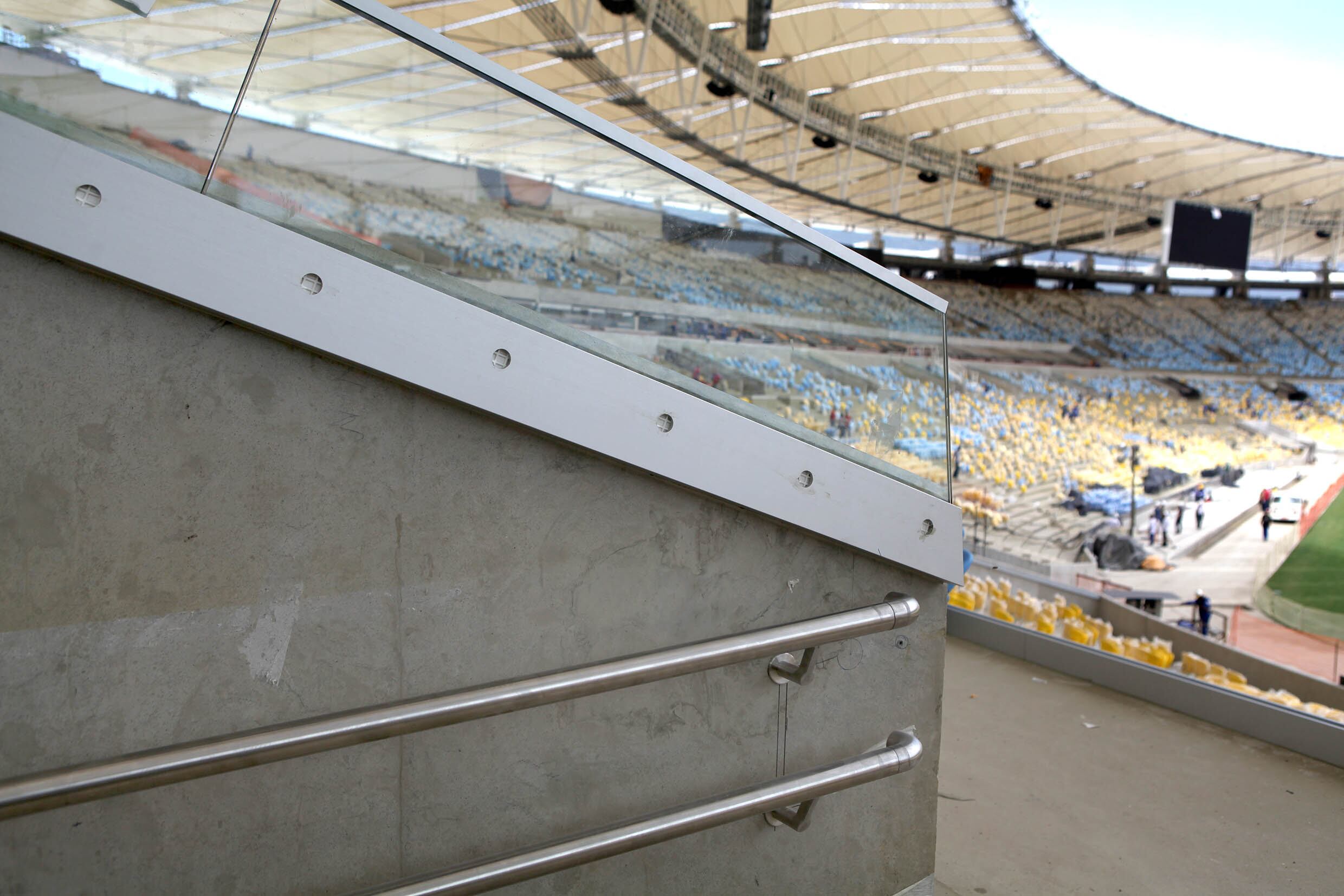 

O prazo de conclusão das obras do estádio para a Fifa é o
dia 24 de maio

