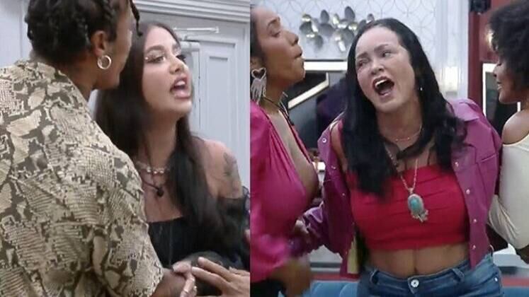 Mas a maior treta foi, com toda a certeza, com Sandra
Melquiades. Vic estava em seu primeiro mandato de Dona da Mansão quando recebeu
vídeos que mostravam a aposentada e Gabriel criticando o relacionamento dela
com Murilo. Na noite de formação de Zona de Risco, a DJ não deixou barato e
falou tudo o que estava entalado sobre a rival. As duas entraram em uma
discussão tão grande que os aliados tiveram que segurá-las
para uma não ir para cima da outra 