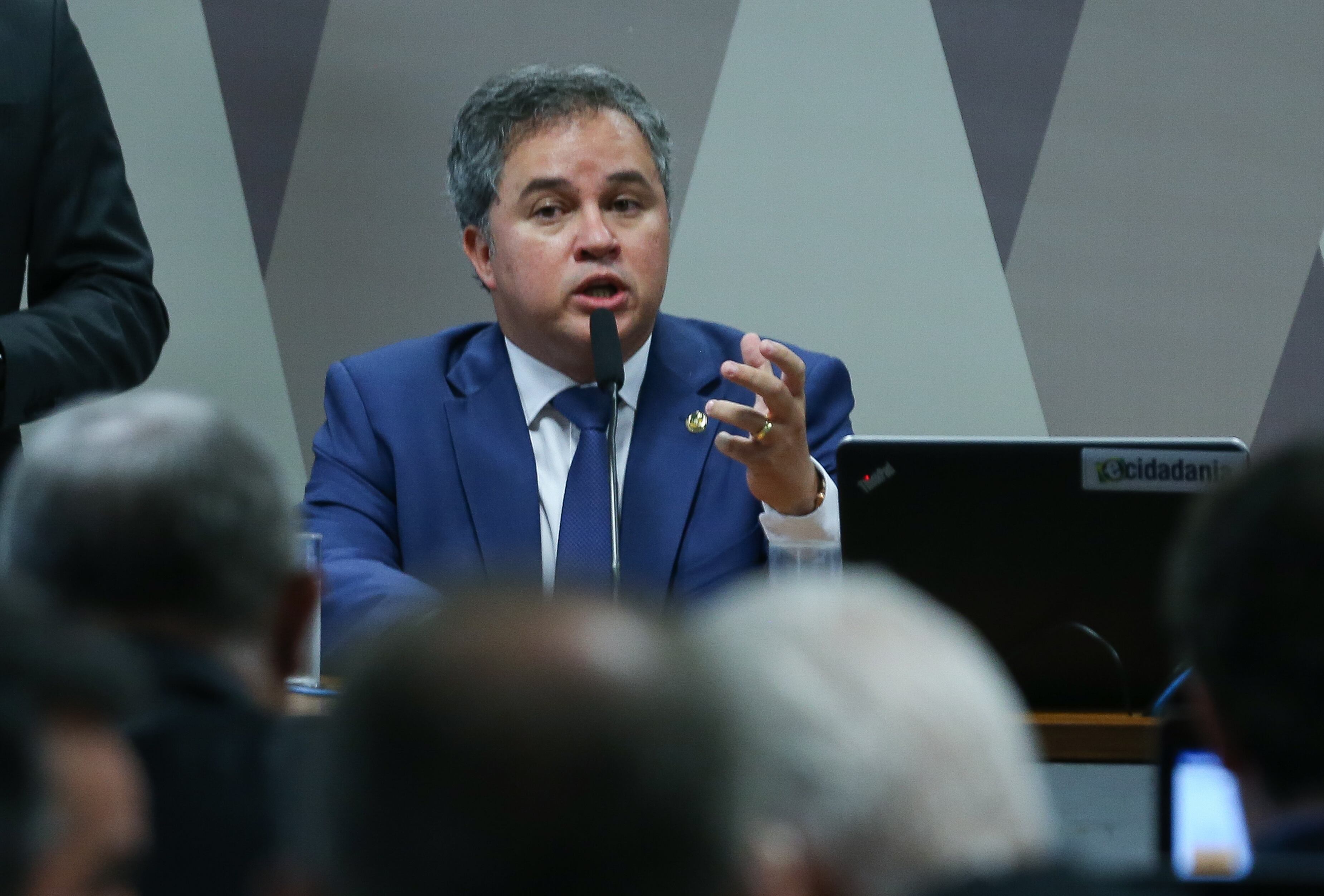 Brasília (DF) 13/03/2024  CCJ do Senado durante discursão que torna crime a posse e o porte de drogas. Relator da Materia senador. Efraim Filho. Foto Lula Marques/ Agência Brasil