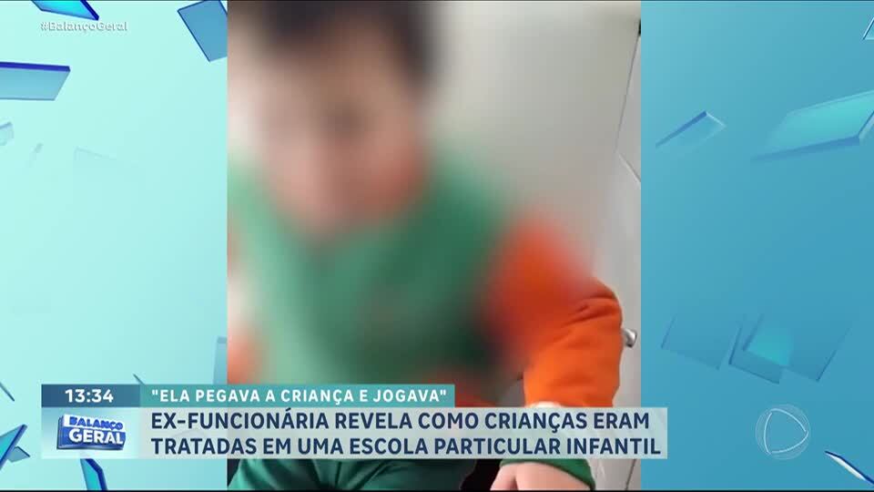 Ex-funcionária revela maus-tratos a crianças em escola particular em Araucária (PR)