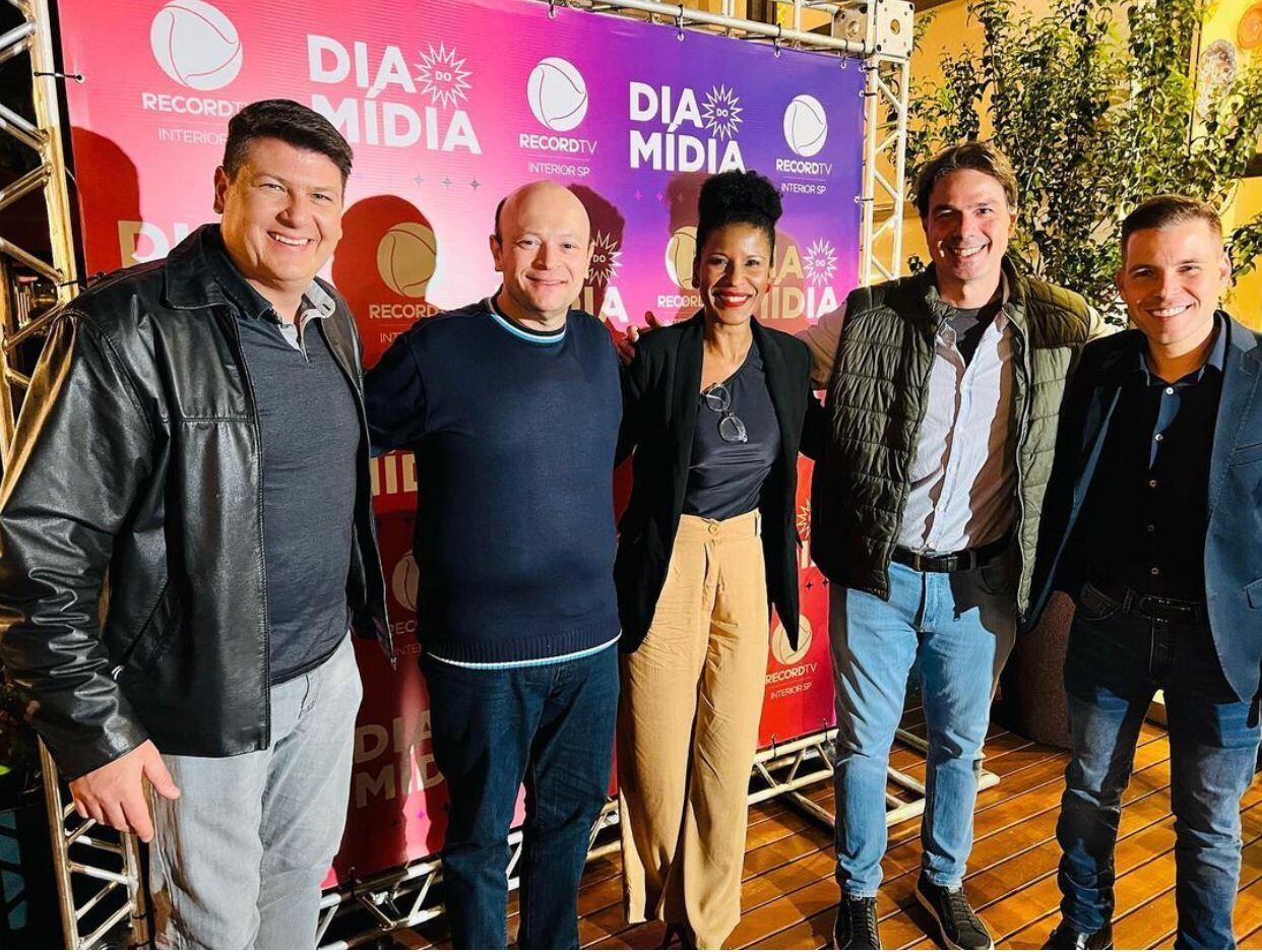 Record TV Interior SP realiza evento em comemoração ao Dia do Mídia.