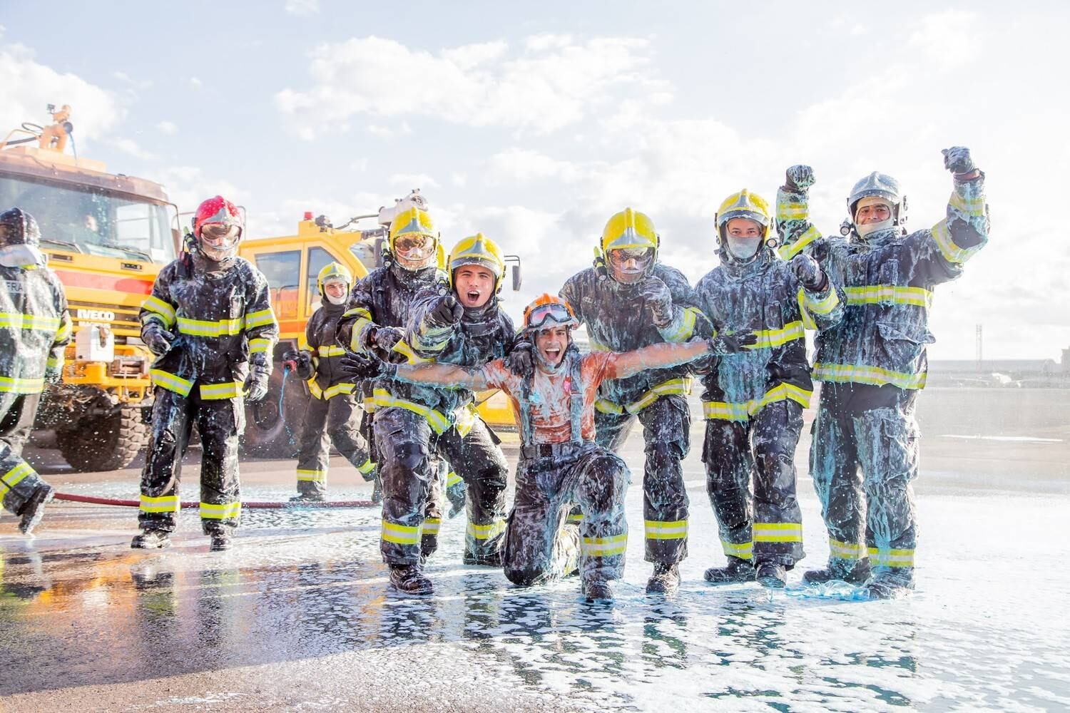 Chá revelação no Aeroporto de Brasília