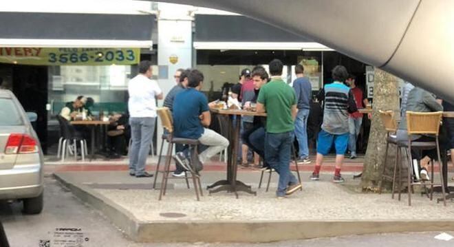 Aglomerações foram registradas após flexibilização