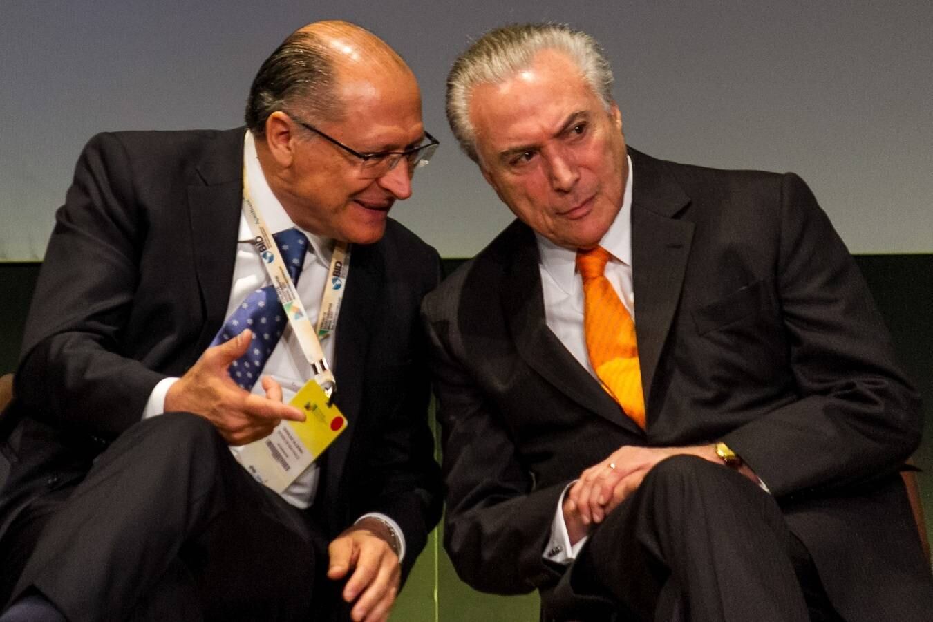 Geraldo Alckmin foi o terceiro a discursar no encontro do partido