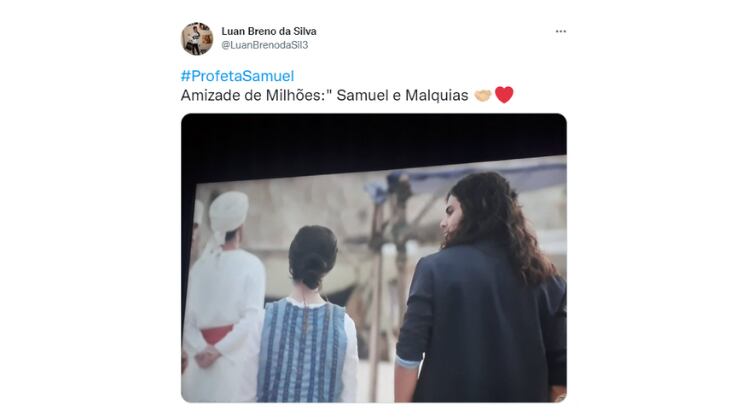 Desde muito novo, Samuel é próximo de Malquias. A amizade entre eles agrada os fãs da superprodução  