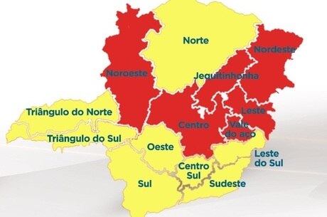Maior parte está na onda amarela