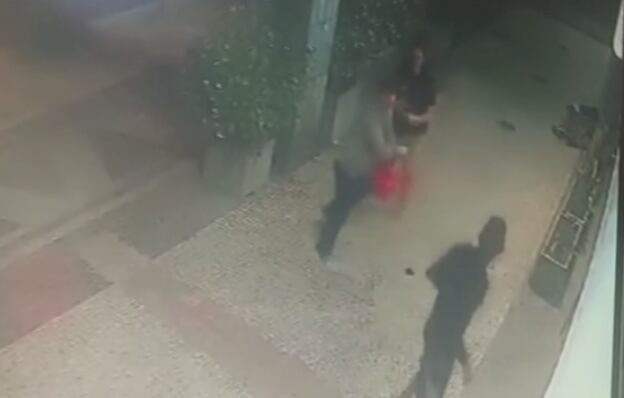 Câmeras de segurança flagraram brigas de irmãos com terceiro homem