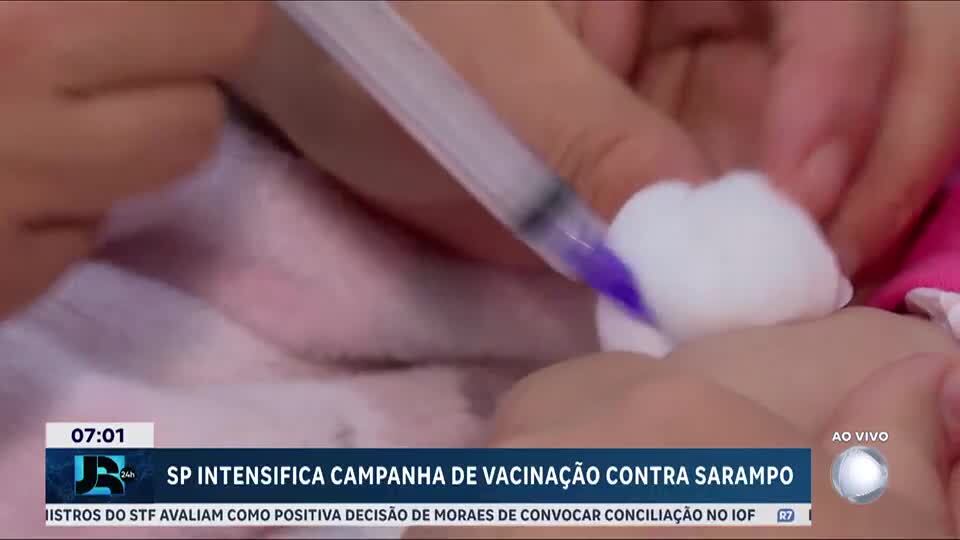Governo de São Paulo intensifica campanha de vacinação contra o sarampo