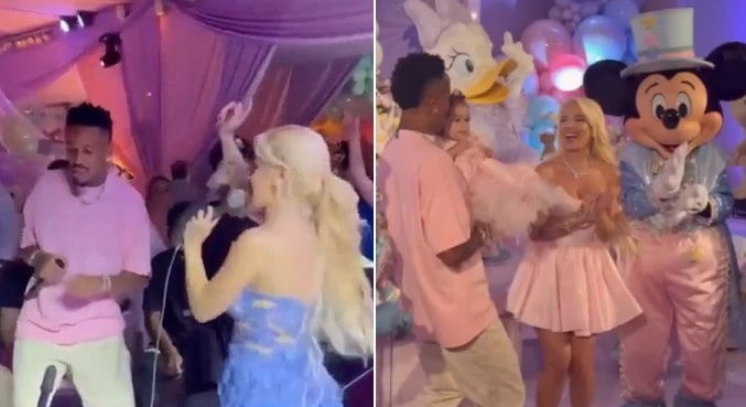 Os dois começaram a se reaproximar no aniversário de 1 ano da filha, Cecília. Eles não se desgrudaram nem mesmo quando a herdeira não estava por perto e dançaram e cantaram pagode juntinhos. A situação fez com que, inclusive, a relação do jogador com a agora ex-namorada Cássia Lourenço ficasse estremecida. Tanto que eles terminaram o relacionamento logo depois, com menos de um mês de romance