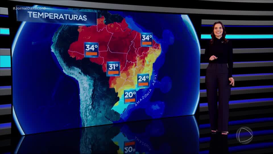 Confira a previsão do tempo desta terça (8)